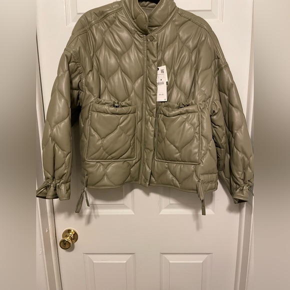 COPY - Brand New Faux Leather Zara Jacket - Picture 1 of 6